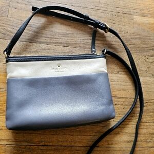 Kate Spade Blue and Beige Crossbody Bag
